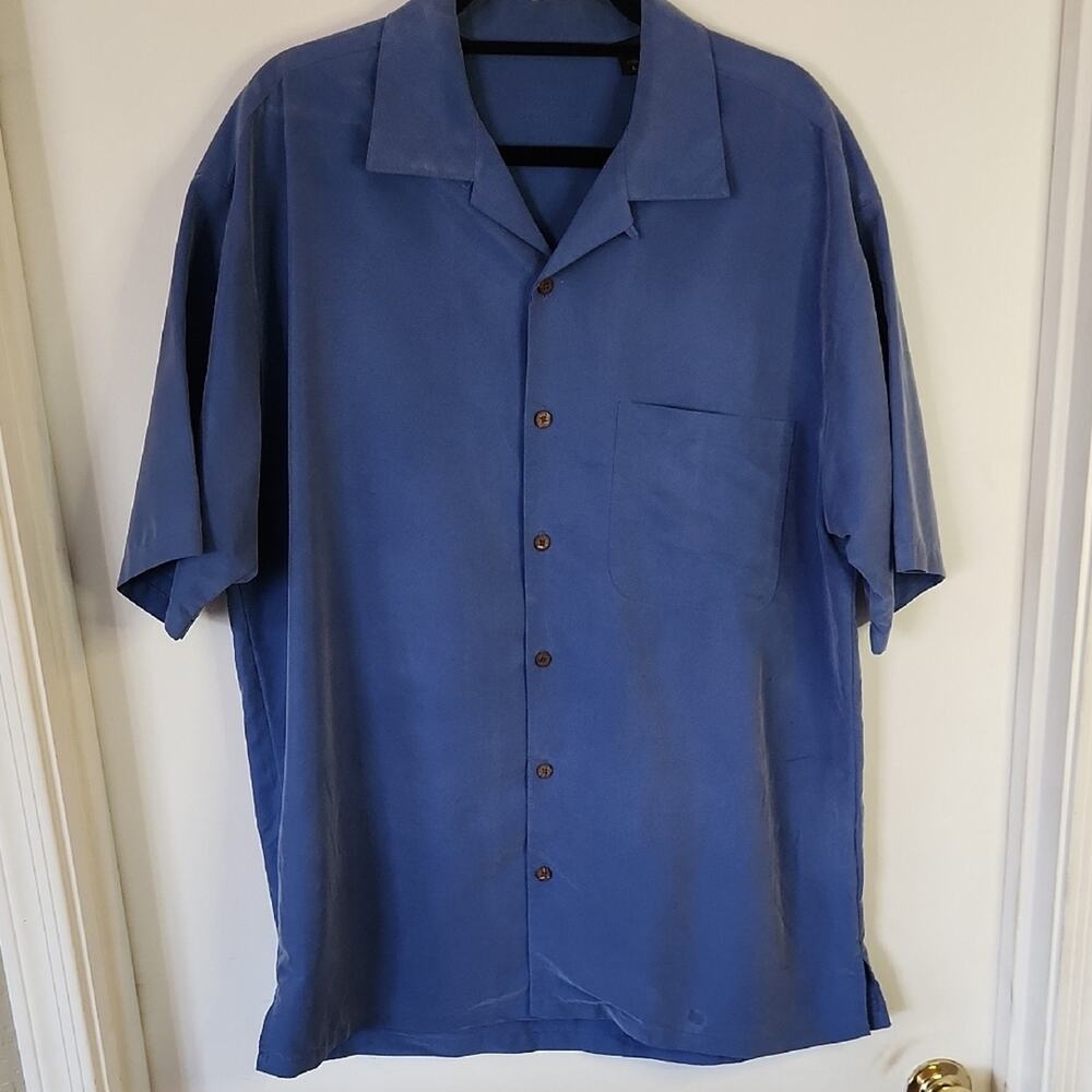 Ashworth Blue Casual Button Down Shirt